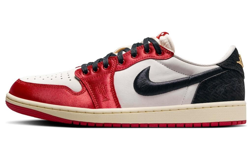 Jordan Air Jordan 1 Vintage Баскетбольные кроссовки унисекс, Черный/Белый/Красный