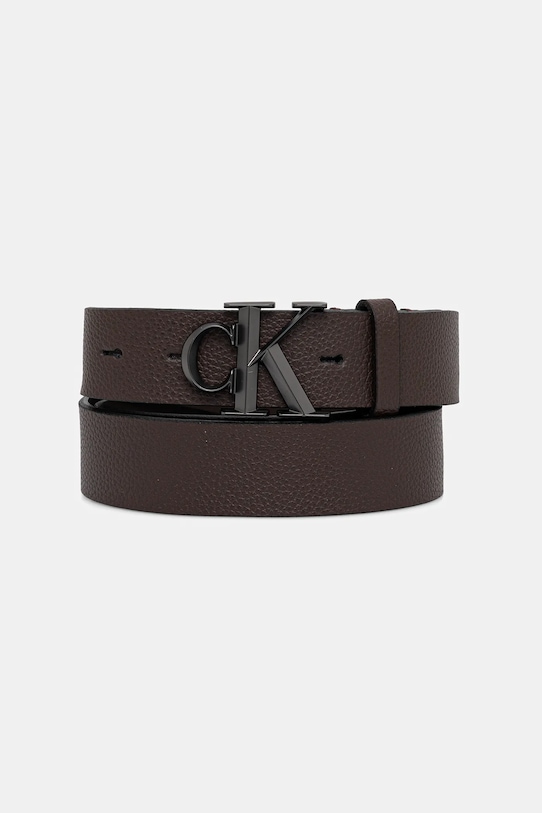 

Кожаный ремень Calvin Klein, коричневый