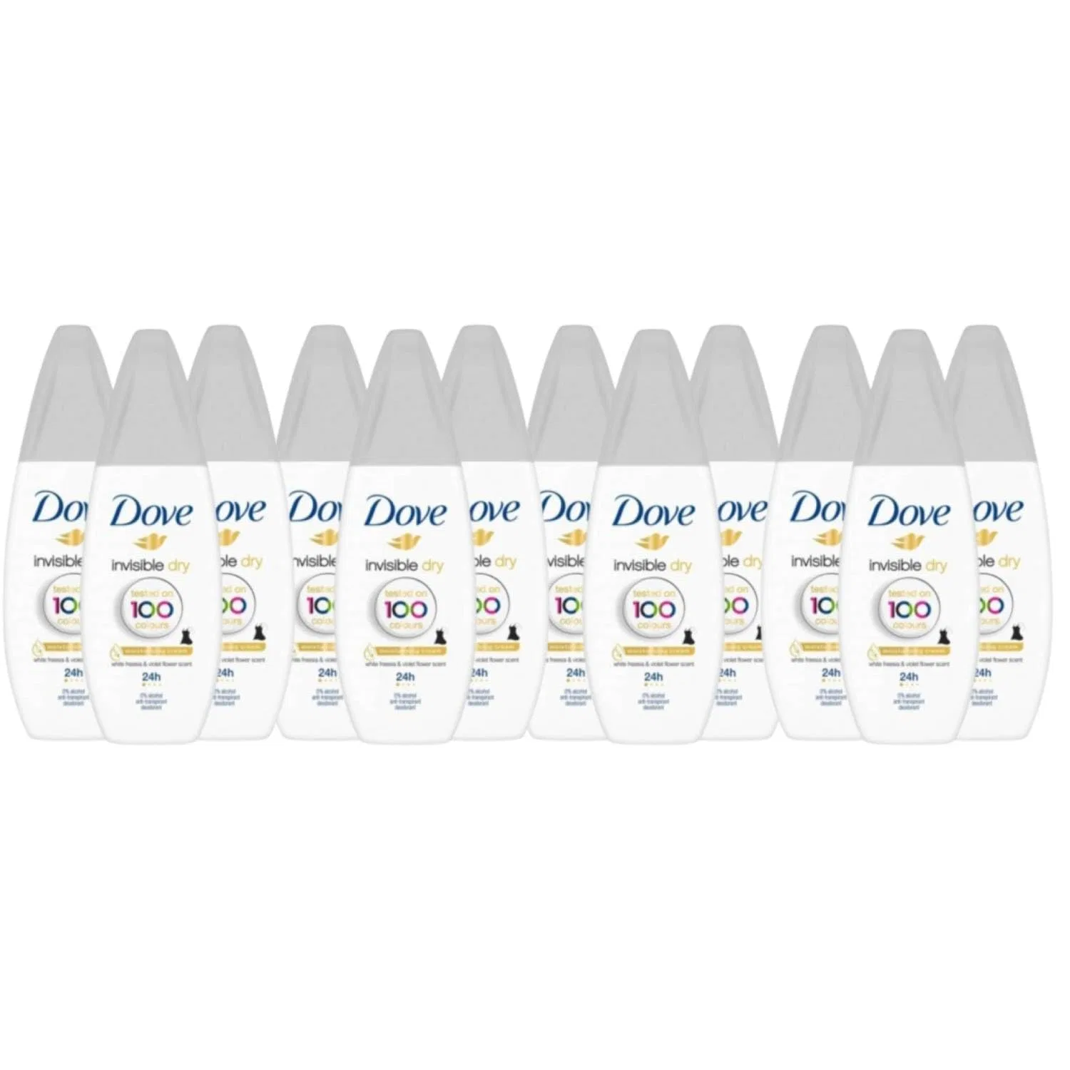 Дезодорант Dove Invisible Dry Vapo без газа унисекс 24 ч 75 мл (12 штук) Dove
