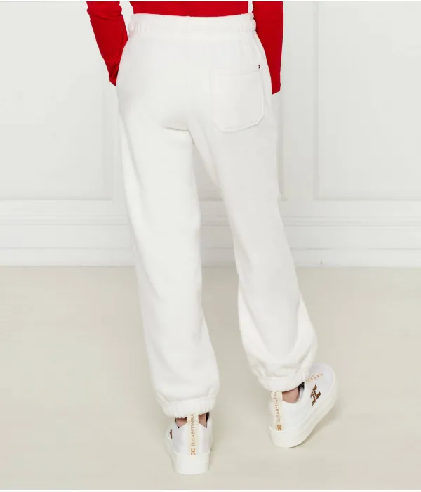 Флисовые спортивные брюки Tommy Hilfiger, бежевый — фото 3