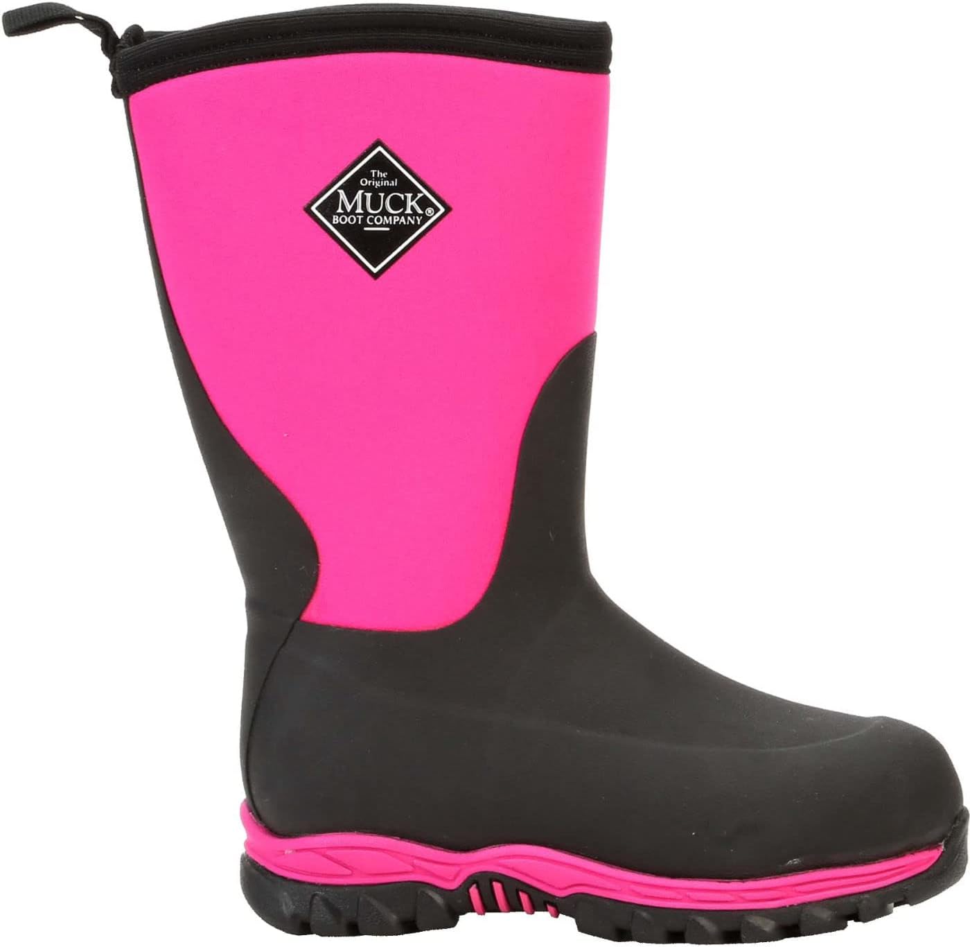 

Детские прочные сапоги MUCK II, черный/розовый
