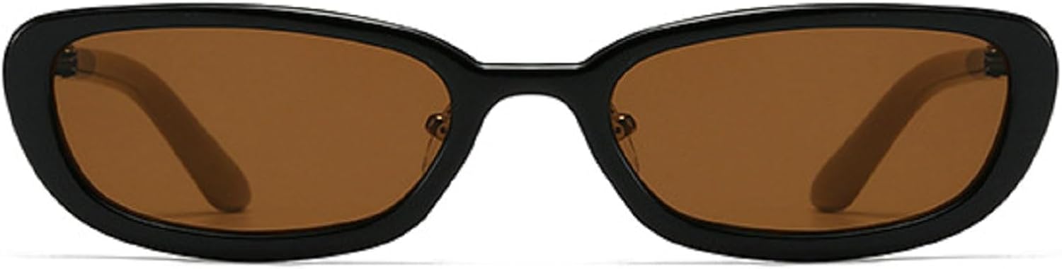 

Популярные модные квадратные женские солнцезащитные очки в стиле панк, винтажные мужские солнцезащитные очки прямоугольной формы с защитой от УФ-излучения UV400, сине-зеленые солнцезащитные очки mincl, Black&brown