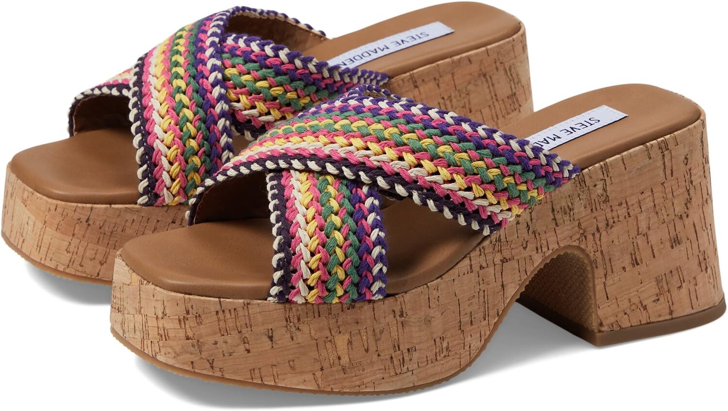 

Босоножки Rosy Wedge Sandal Steve Madden, цвет Bright Multi
