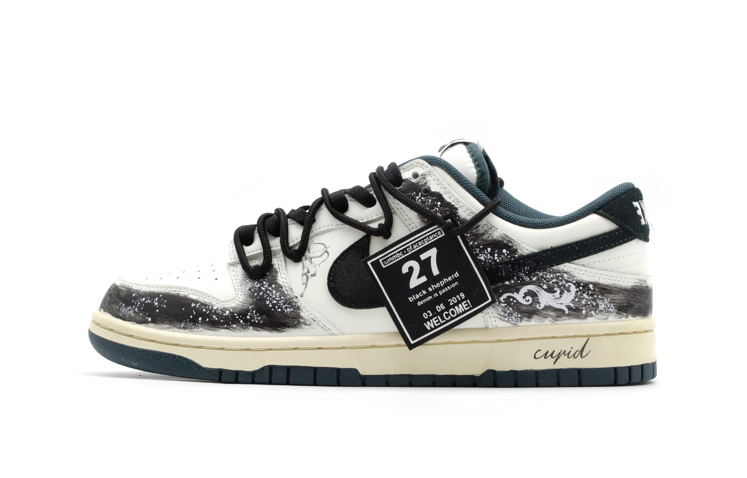

Кроссовки Nike Dunk Skateboard Shoes Unisex Low-Top White/Green, Зеленый, Кроссовки Nike Dunk Skateboard Shoes Unisex Low-Top White/Green