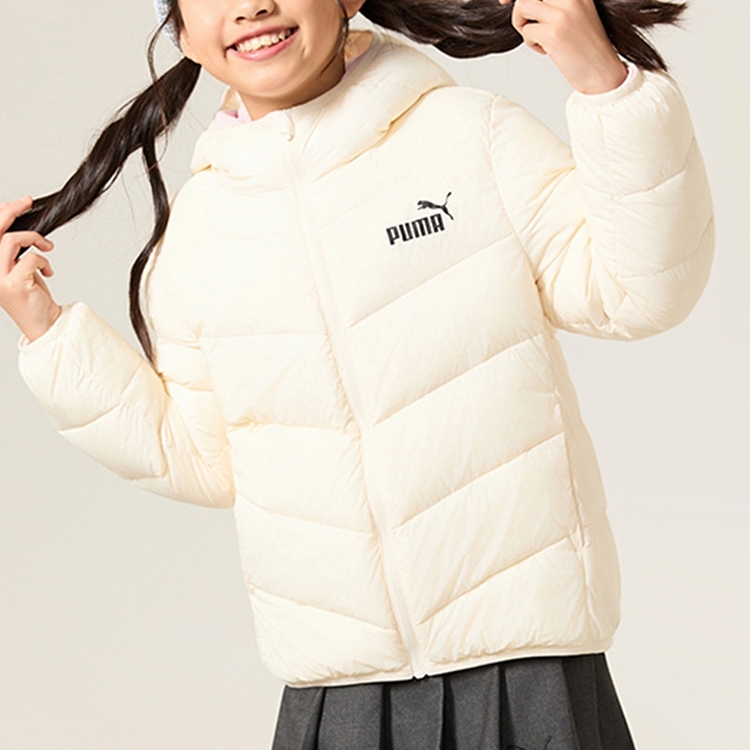 PUMA Пуховик Sportstyle Series Milk White 10501 для подростков — фото 4