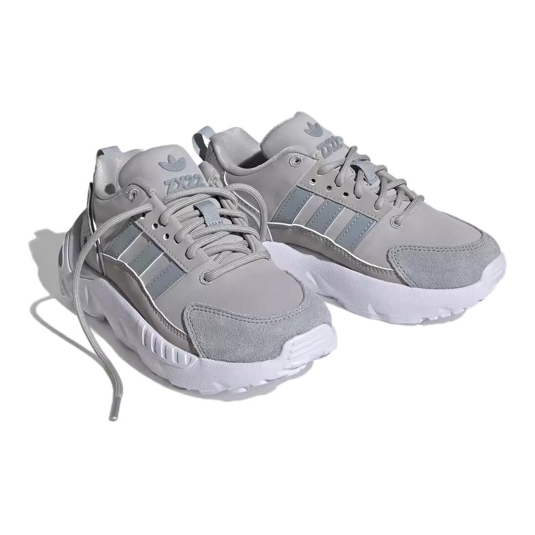Кроссовки adidas originals ZX 22 Kids Lifestyle Shoes Kids Low-top Grey/white, серый — фото 3