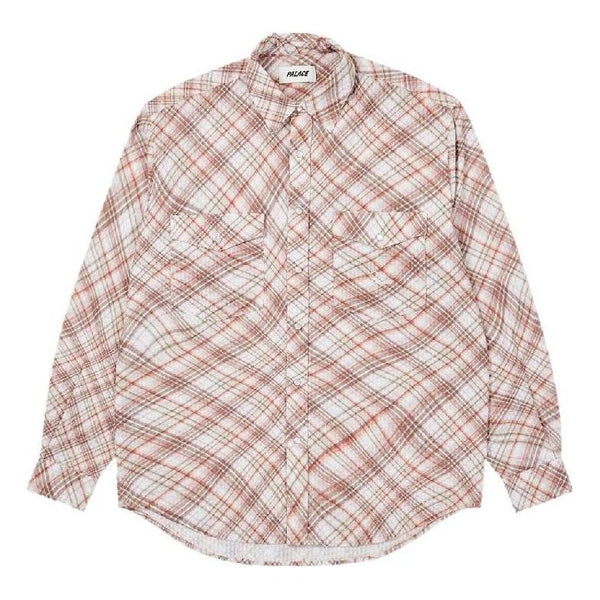 

Рубашка warp check shirt 'red' Palace, красный