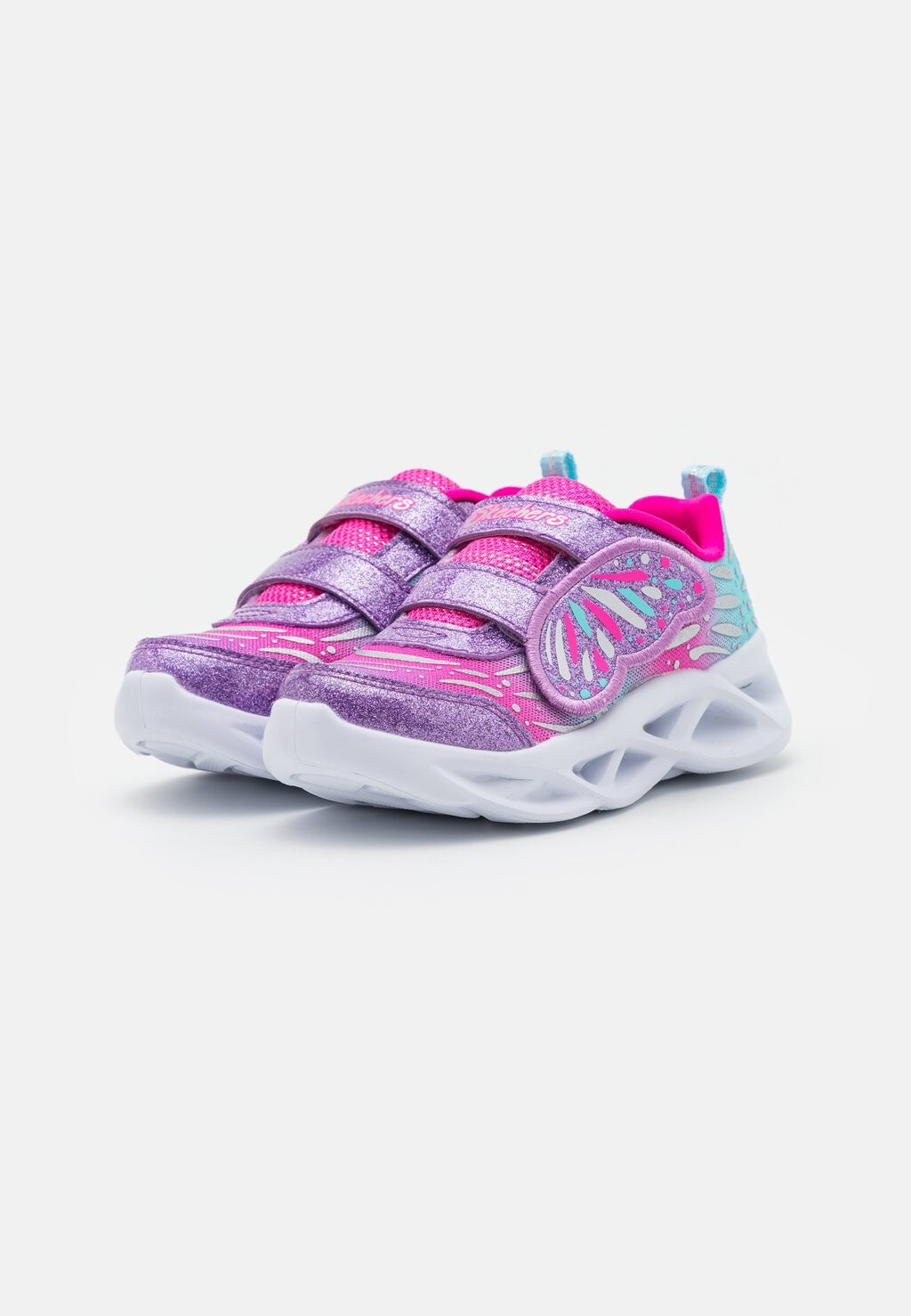 Низкие кроссовки Twisty Brights Skechers, цвет lavender pink — фото 2