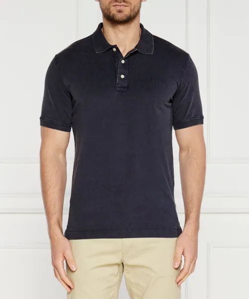 

Футболка поло Slim fit Guess Jeans, синий
