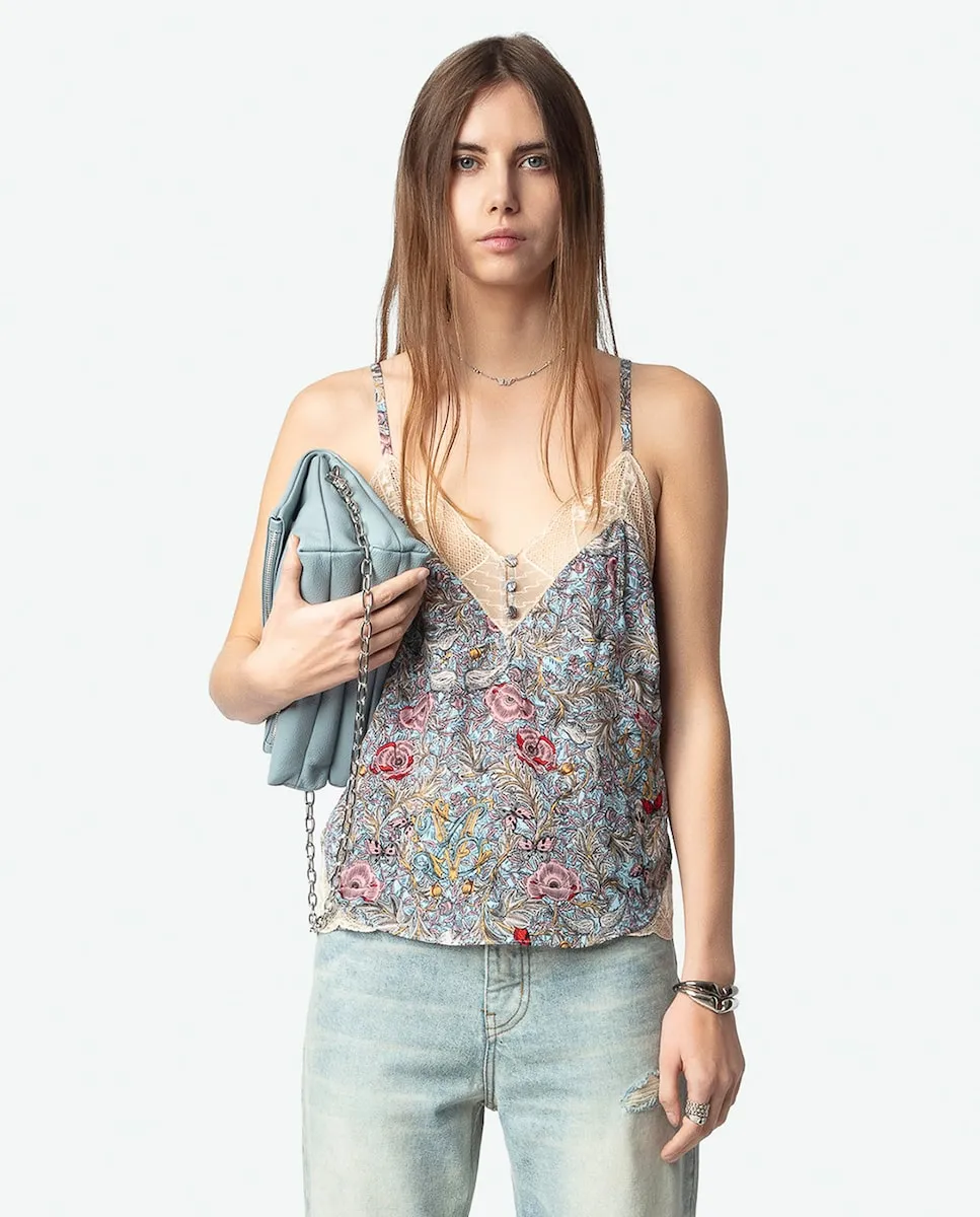

Женский топ без рукавов Cyoko Zadig & Voltaire, синий