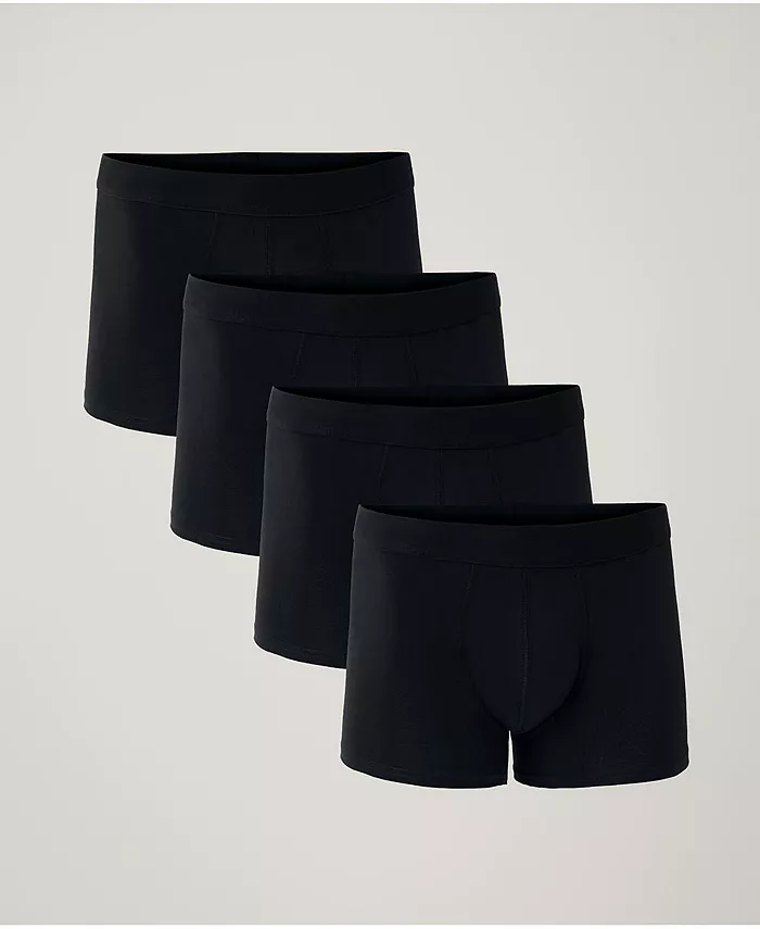 

Мужские трусы Everyday Trunk из органического хлопка, комплект из 4 штук Pact, черный