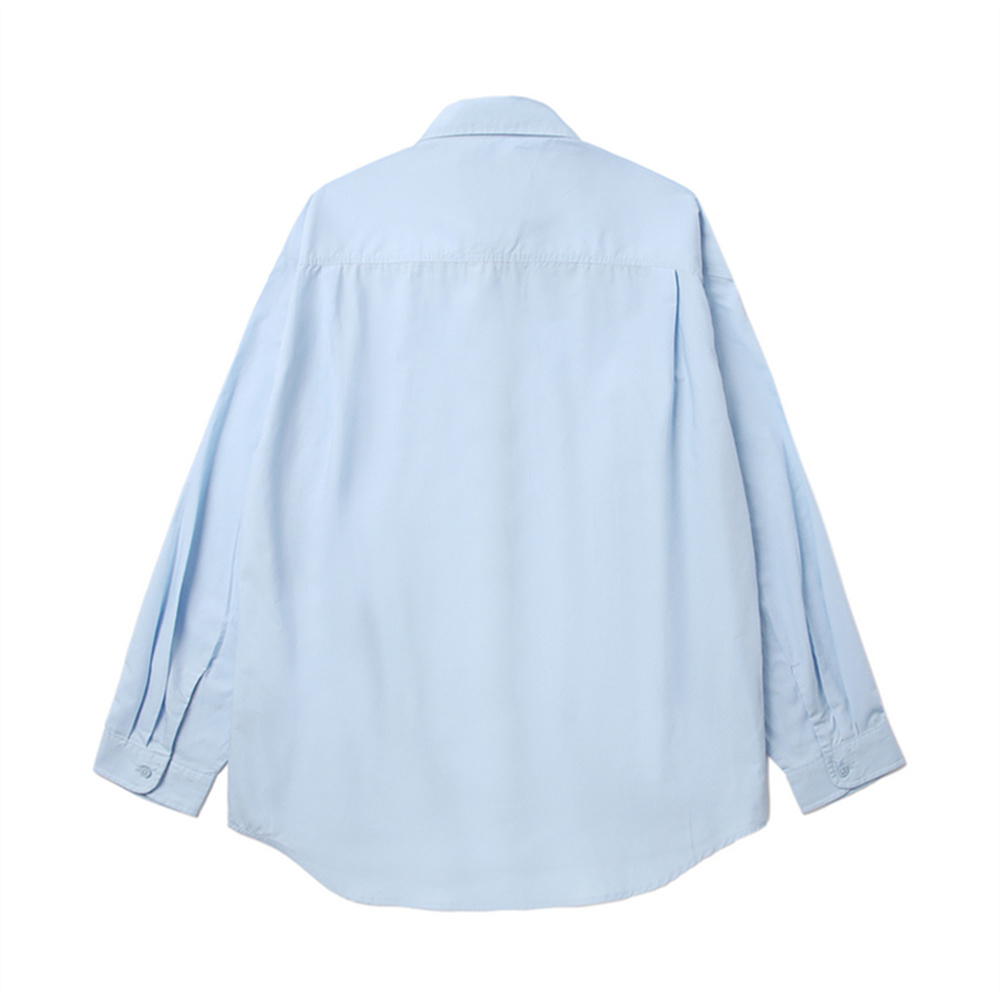 

Рубашка с логотипом на кармане и пуговицами Carhartt WIP, светло-голубой