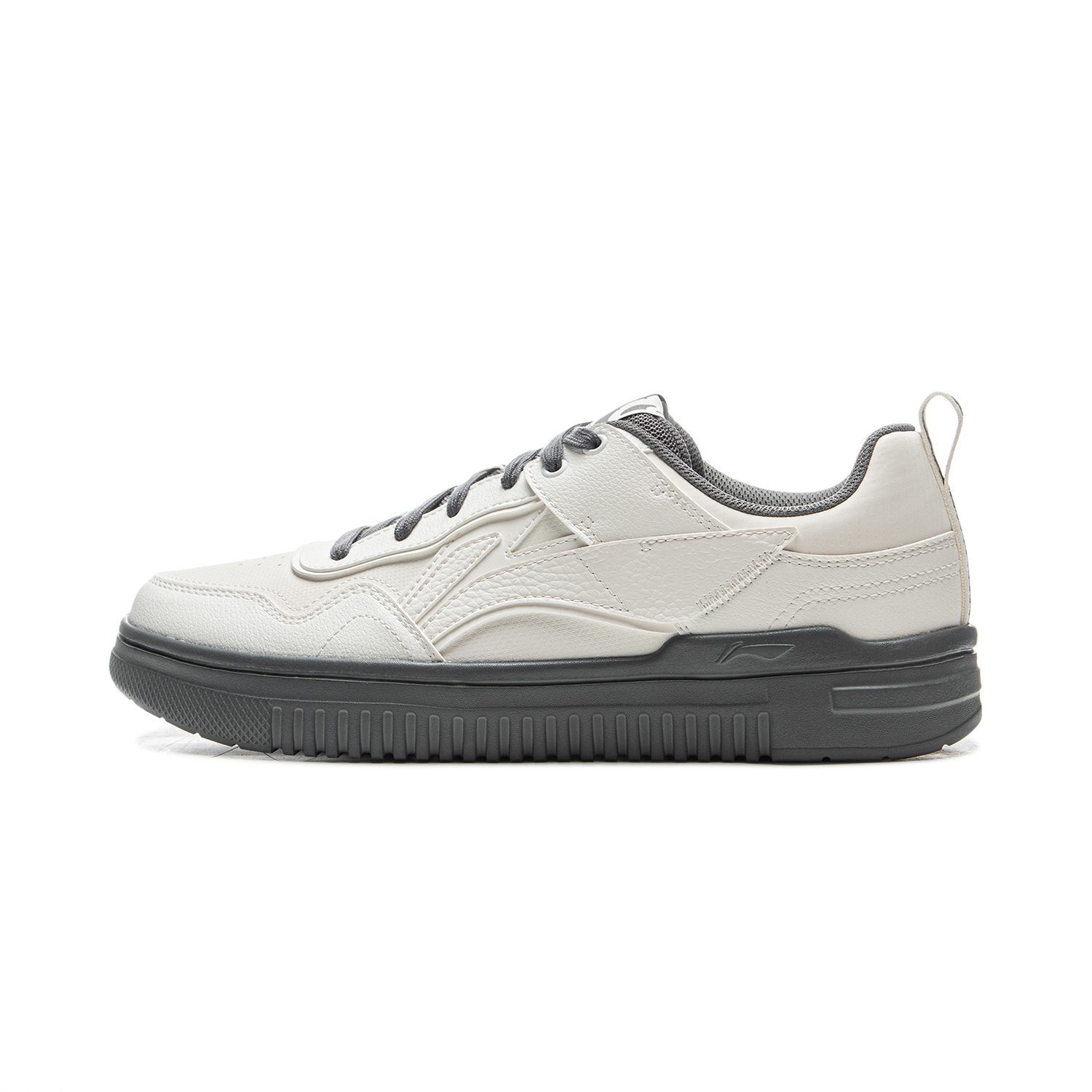 

ЛиНинг Цинъюнь Голубое Облако Антискользящие и Износостойкие Дышащие Низкие Кроссовки для Скейтбординга Мужские Белый, Туманный Белый