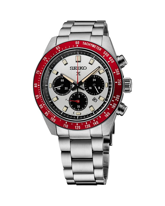 

Часы мужские Prospex Speedtimer 5, 41 мм Seiko Watch, серебряный