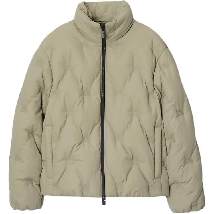 

Высокий воротник Стеганая куртка Burberry, Бирюзовый