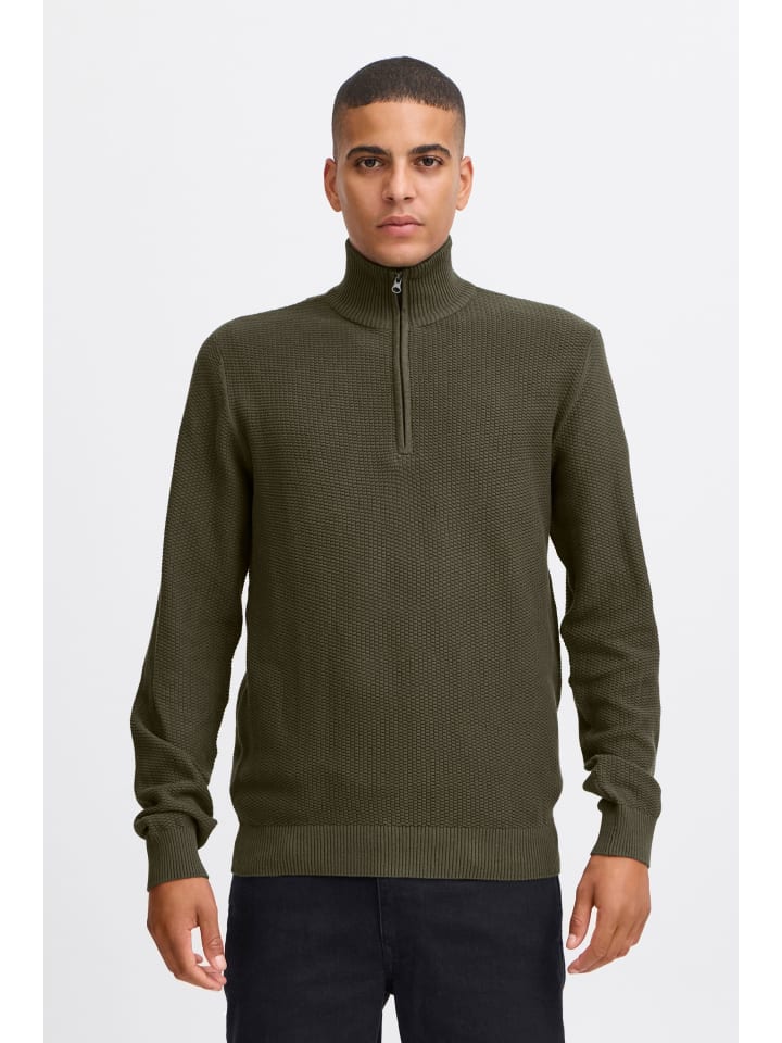 

Пуловер BLEND Troyer BHPullover 20718171, оливковый