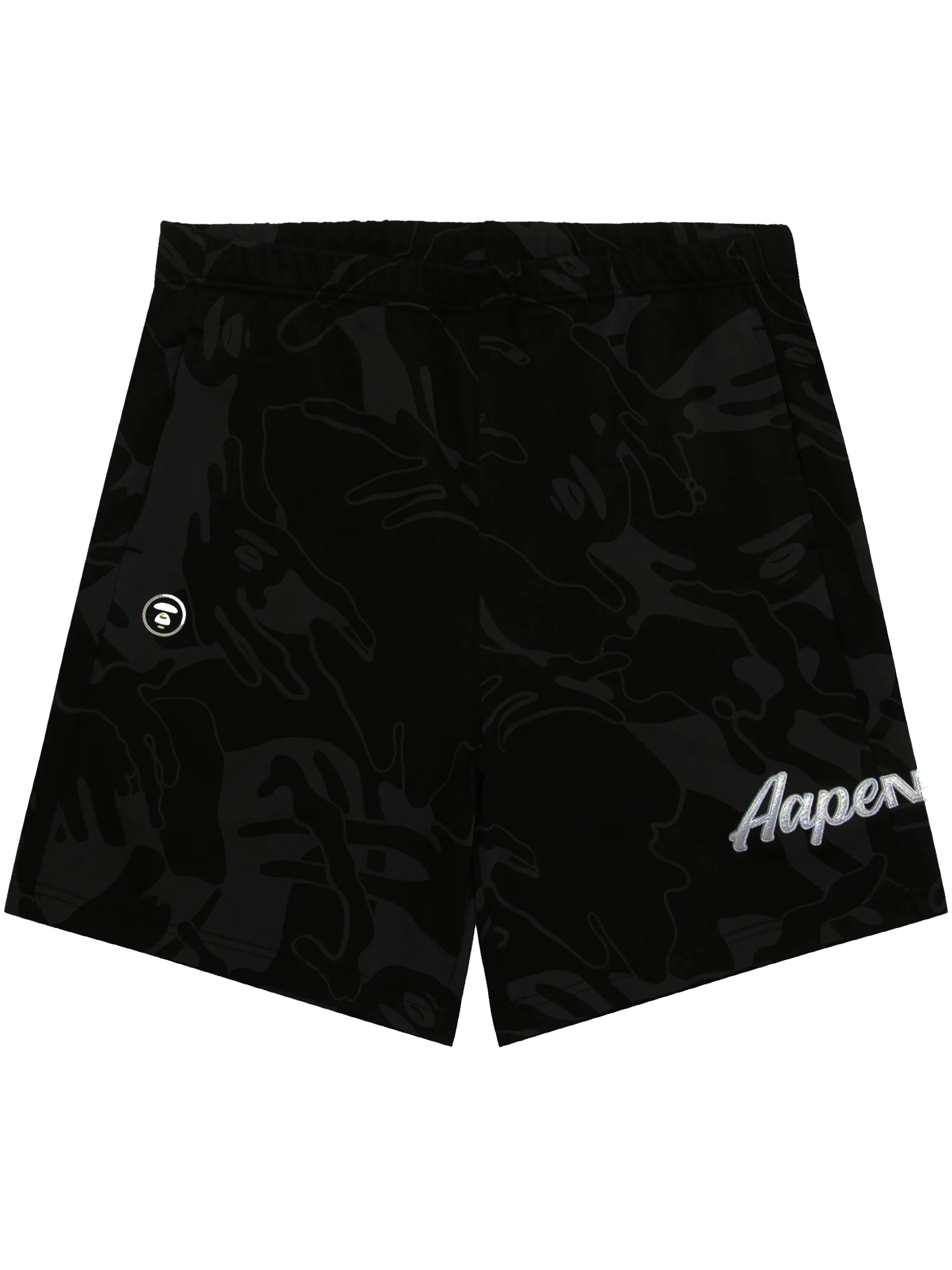 

Шорты из смесового хлопка Aape By A Bathing Ape, черный