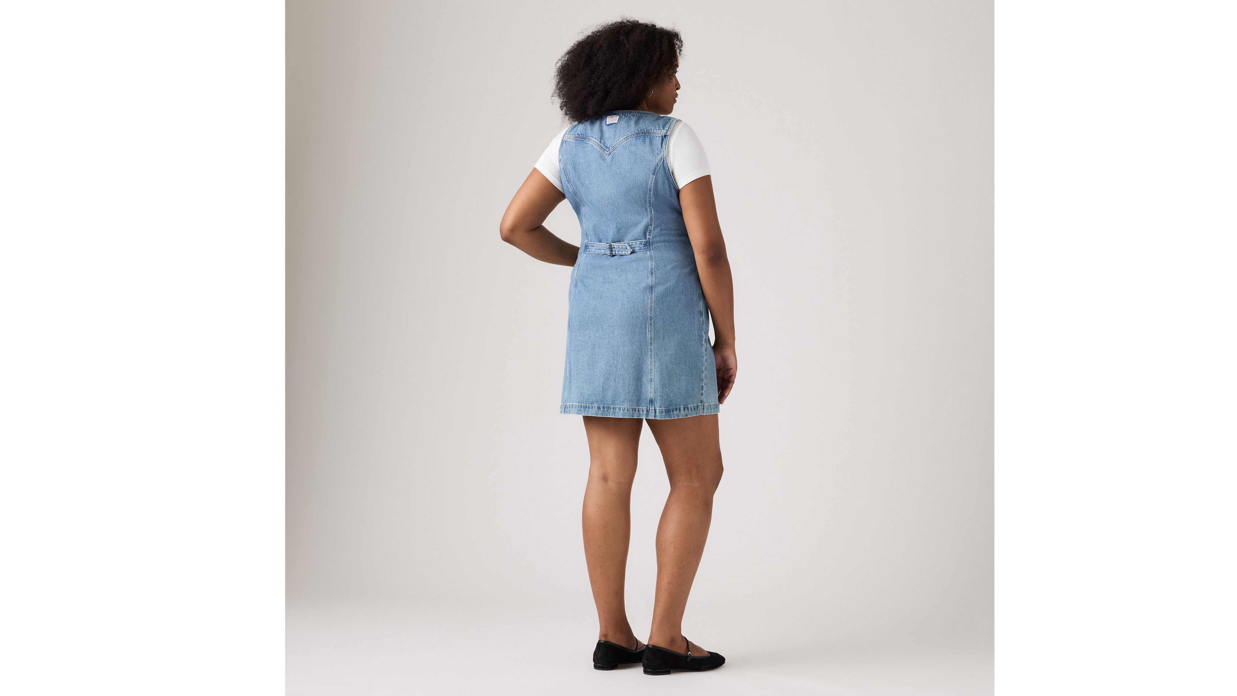 Платье-жилет Vianna (большие размеры) Levi's, Special Showing - Medium Wash — фото 3