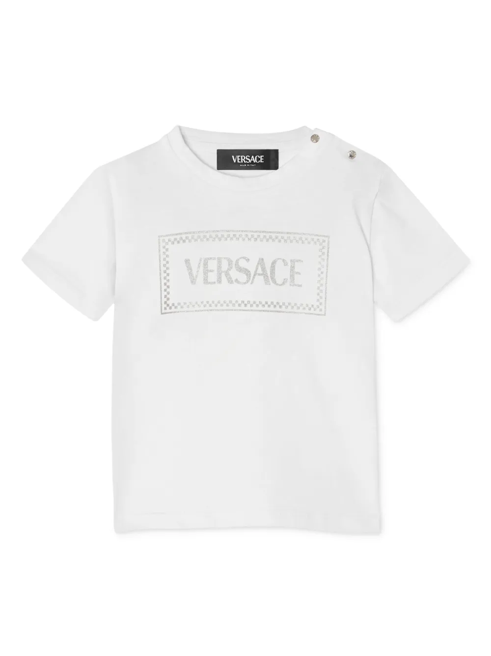 

Футболка с логотипом Versace Kids, белый