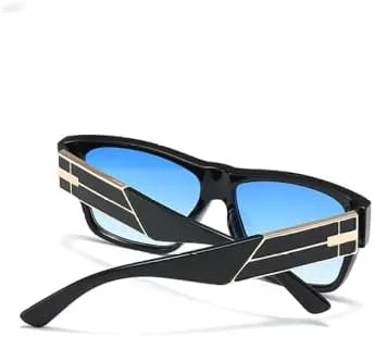 

Классические квадратные солнцезащитные очки 2027 года для мужчин и женщин, в стиле ретро, ​​модные, с защитой от УФ-излучения UV400, градиентные, винтажные MTZJH, C5