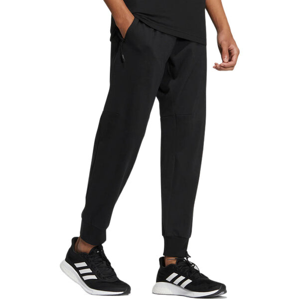Спортивные штаны Men's adidas Solid Color Elastic Waistband Sports Pants/Trousers/Joggers Black, мультиколор — фото 4