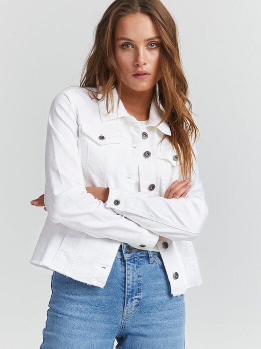 

Джинсовая куртка Pulz Jeans, белый