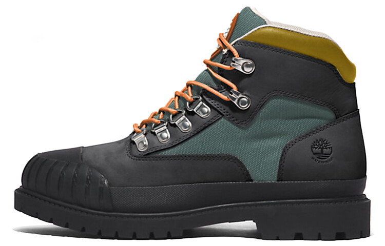 Ботинки походные Timberland Heritage Rubber Toe, черный / зеленый