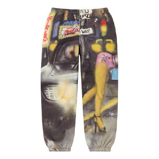 

Брюки x lady pink sweatpants 'multi-color' Supreme, мультиколор