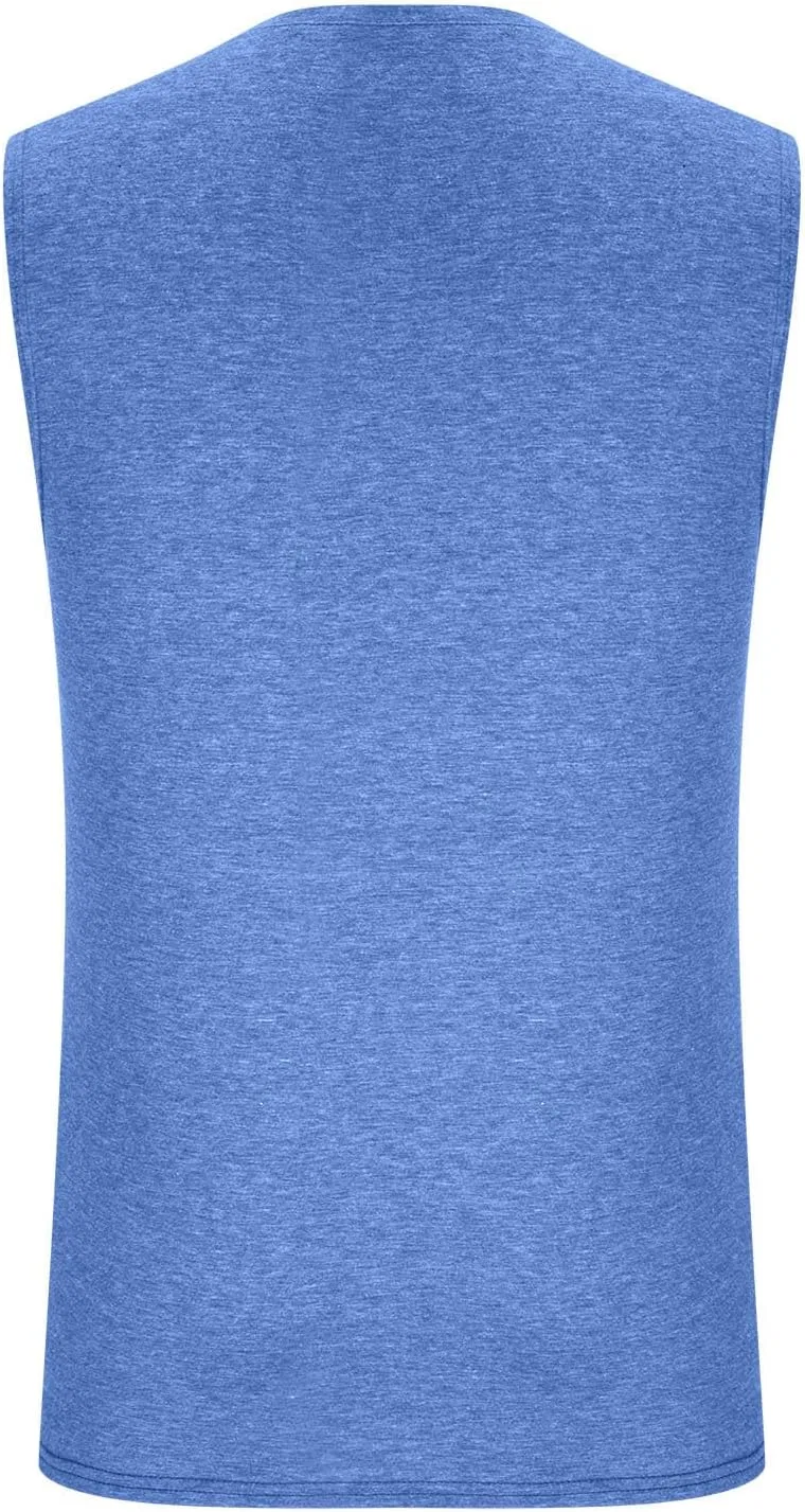 Мужской топ для тренировок, майка без рукавов, Active, Brand Generic, Blue — фото 2