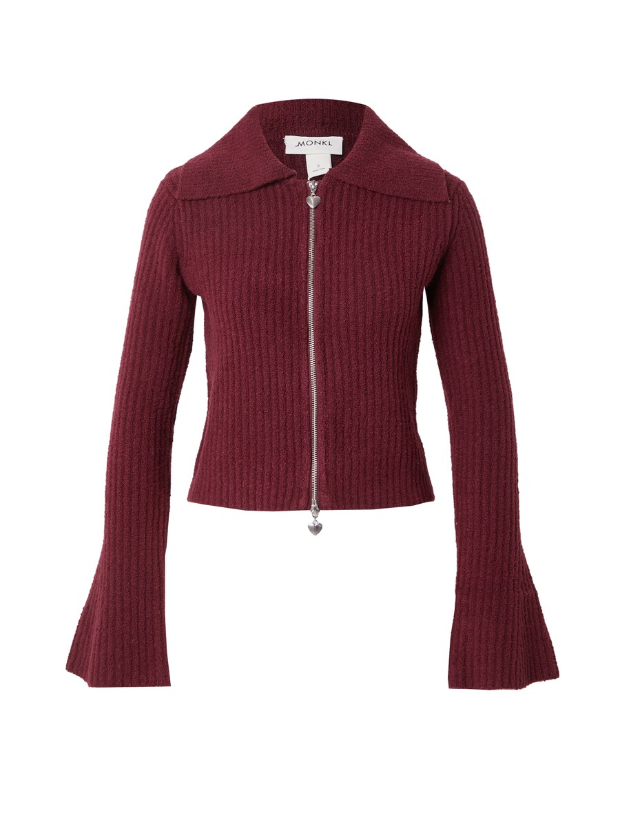 

Вязаный кардиган Monki, цвет Wine red