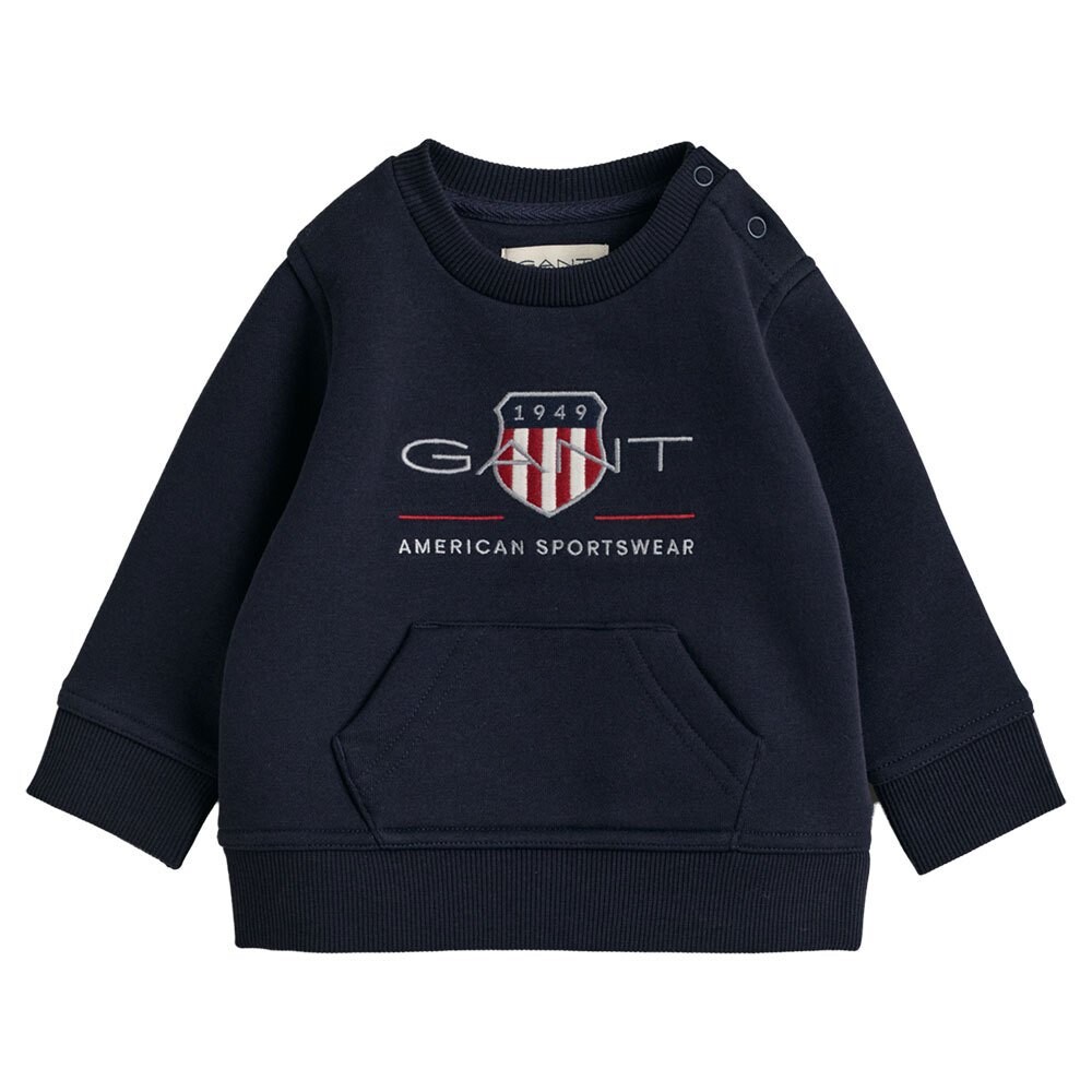 

Толстовка Gant Archive Shield Baby, синий