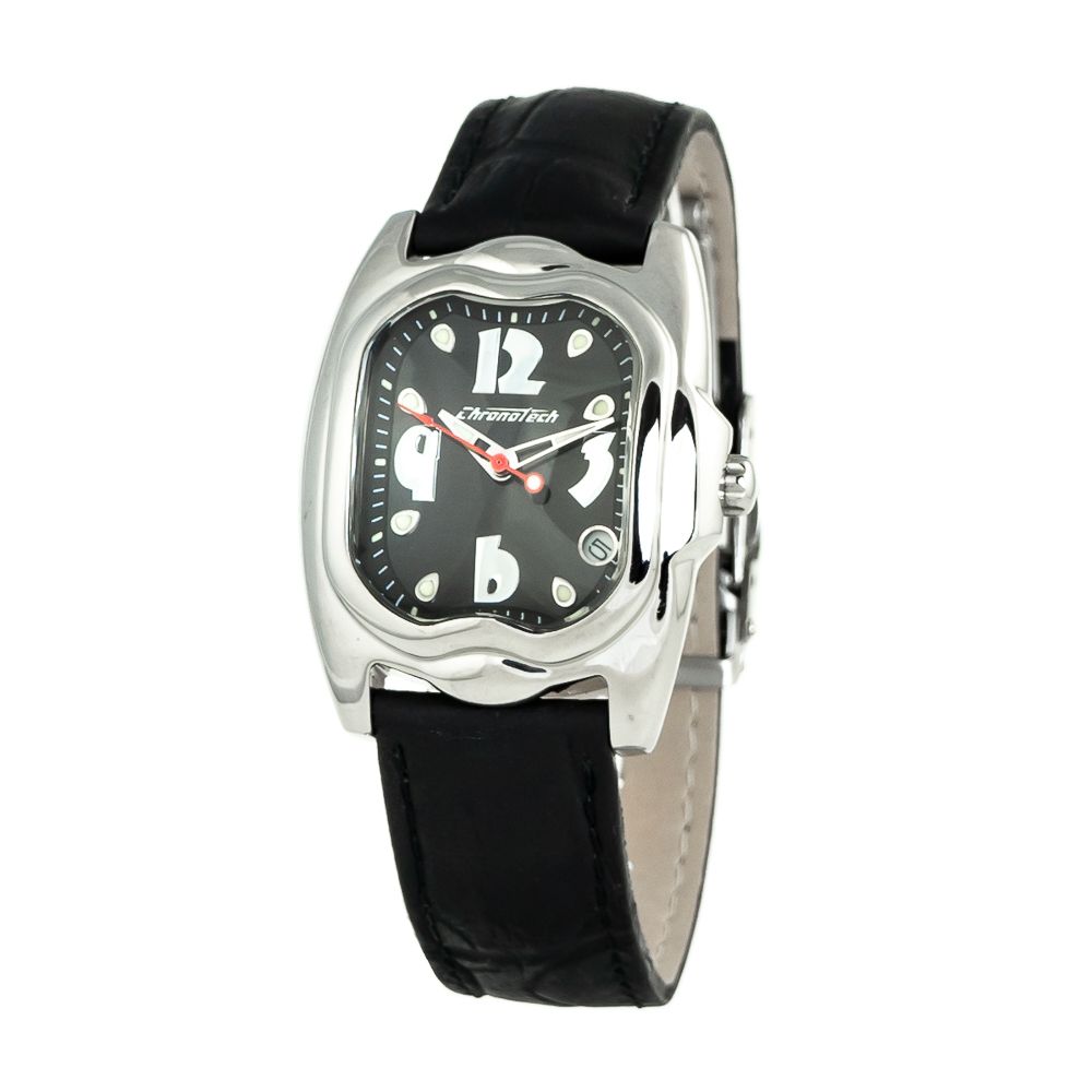 

Женские часы Chronotech Leather, черный