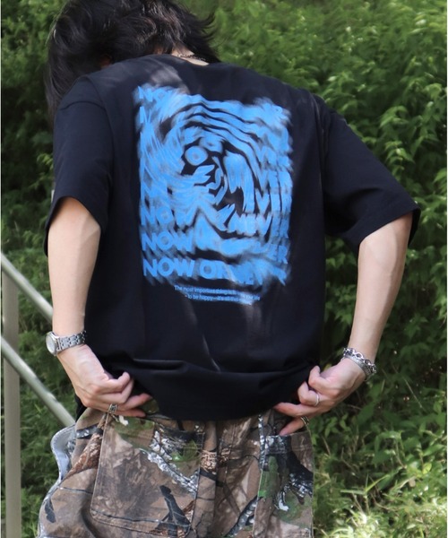 

Футболка унисекс оверсайз с принтом на спине, короткий рукав ILL'S, черный