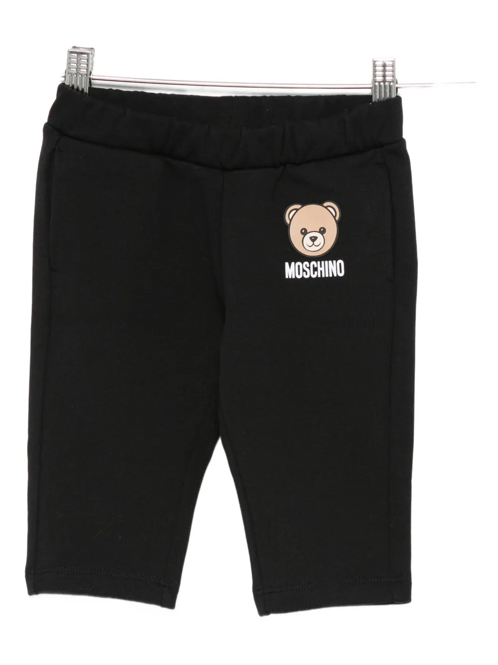 

Брюки с логотипом Тедди Moschino Kids, черный
