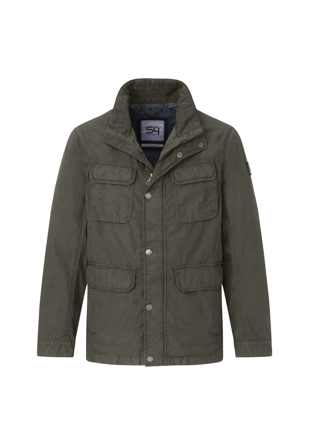 

Полевая куртка современного кроя из чистого хлопка MADRID S4 JACKETS, оливковый