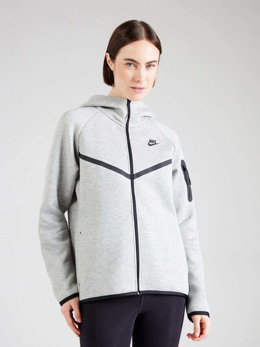 Толстовка с капюшоном на молнии Nike Sportswear TECH FLEECE 2, светло-серый — фото 2