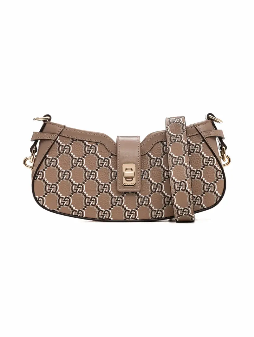 

Мини-сумка Gucci Moon Side Gucci, бежевый