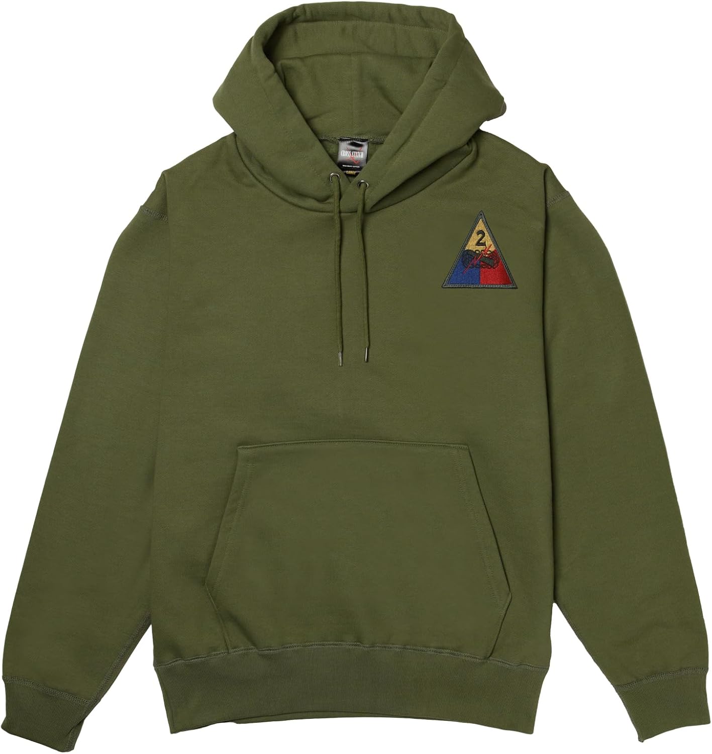 

Толстовка с капюшоном в стиле F, нашивка с гербом армии США, на флисовой подкладке, без капюшона, оливково-зеленый цвет F-Style