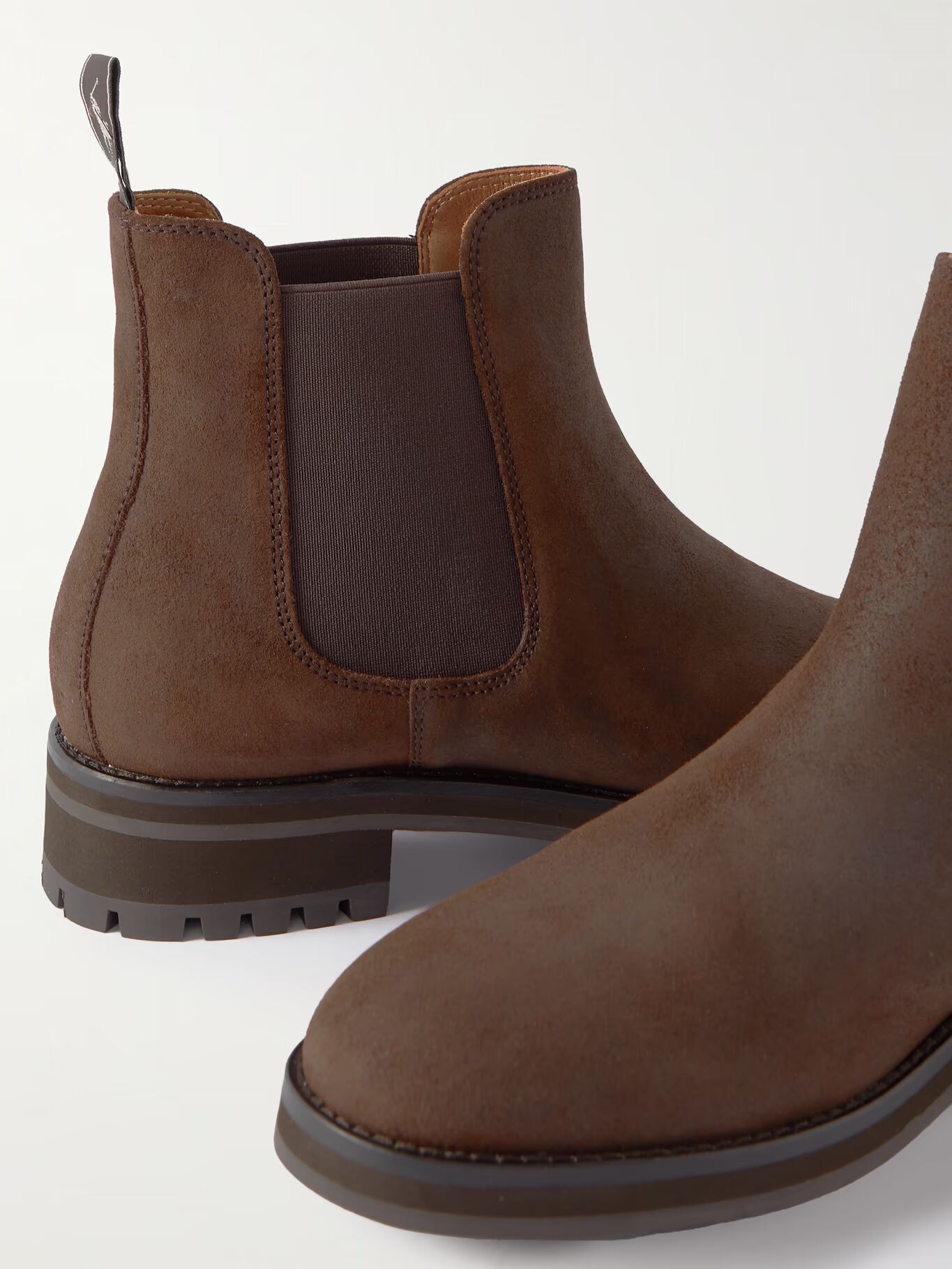 

Ботинки челси Bryson Oiled Suede POLO RALPH LAUREN, коричневый
