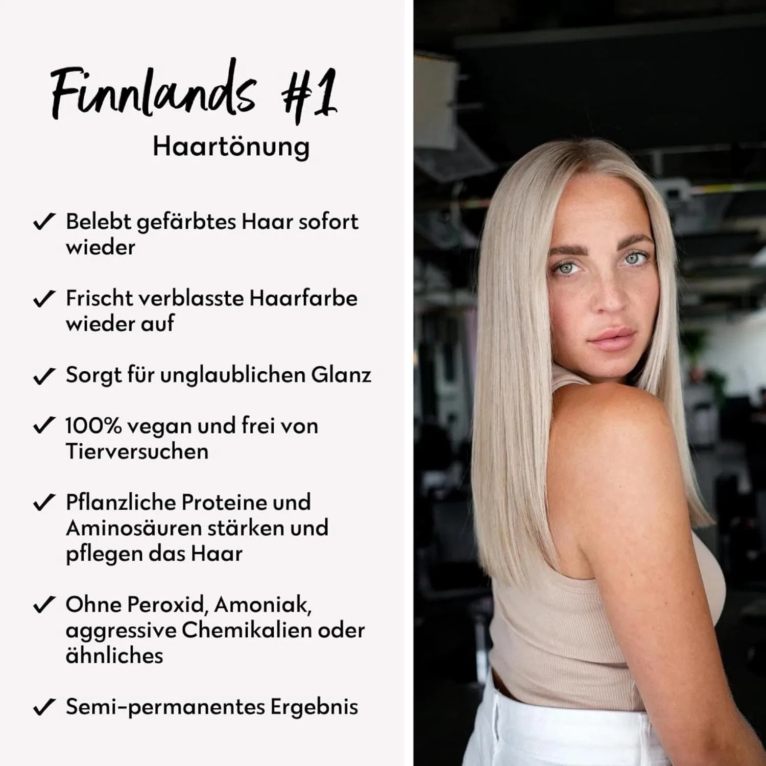 Кондиционер-краска FOUR REASONS Cool Sand Blonde, полуперманентный Four Reasons, 03-Cool Sand — фото 4
