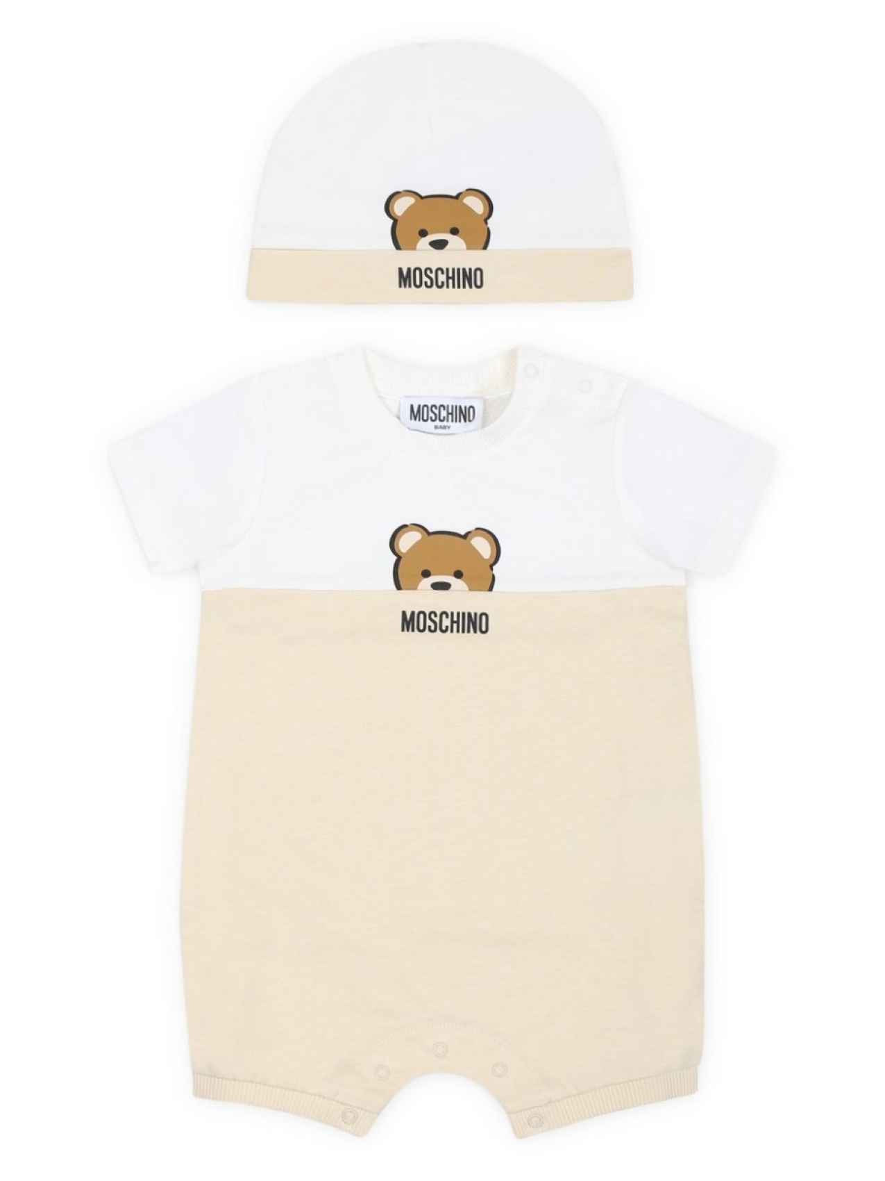 

Moschino Kids комплект для новорожденного с принтом Teddy Bear, нейтральный цвет