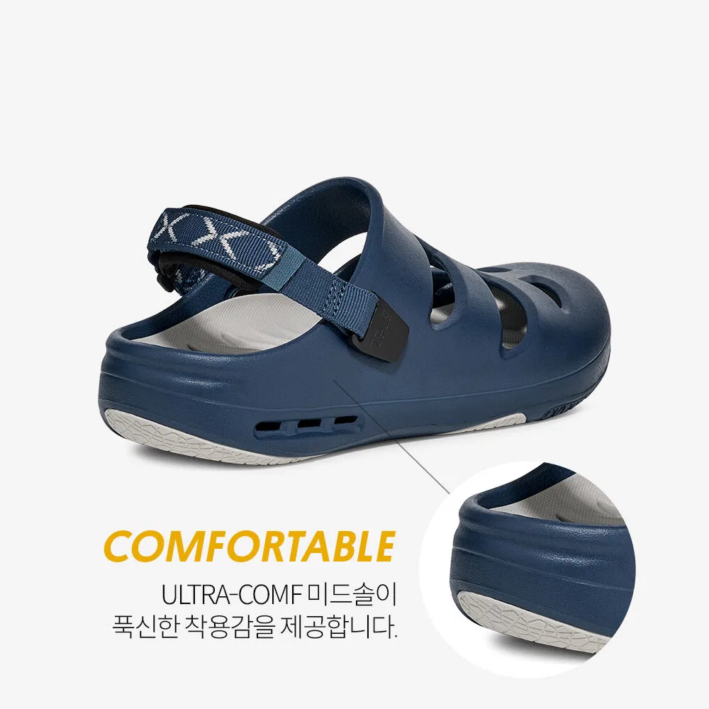 Мужские водные сандалии Teva Apri Aqua синие — фото 4