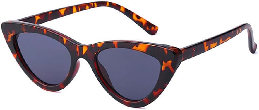 

Солнцезащитные очки UV400 - маленькие, «кошачий глаз», леопардовый принт, синий, розовый, для женщин и мужчин, для бега и занятий спортом на открытом воздухе UYPTK, Leopard Grey