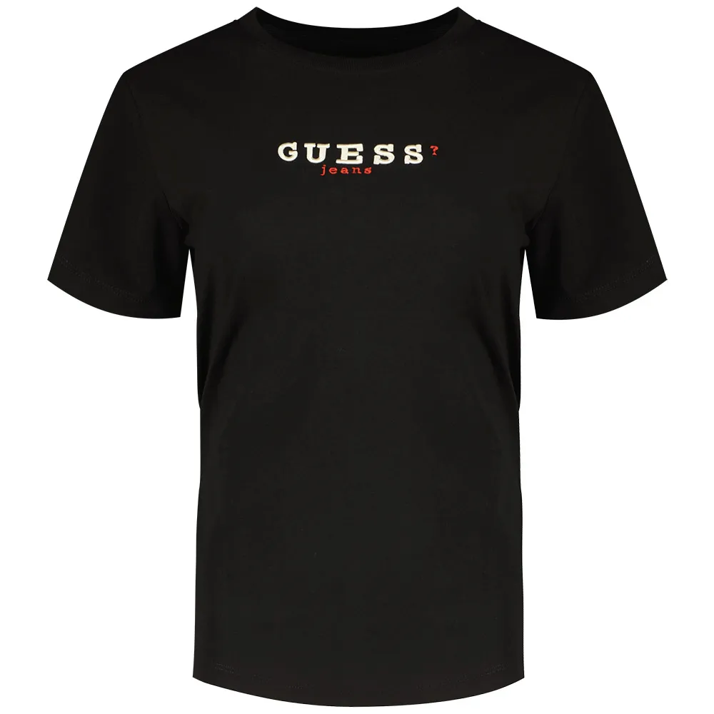 

Футболка с коротким рукавом Guess Jeans Gj Cn Reg 3D Embr Guetee, черный