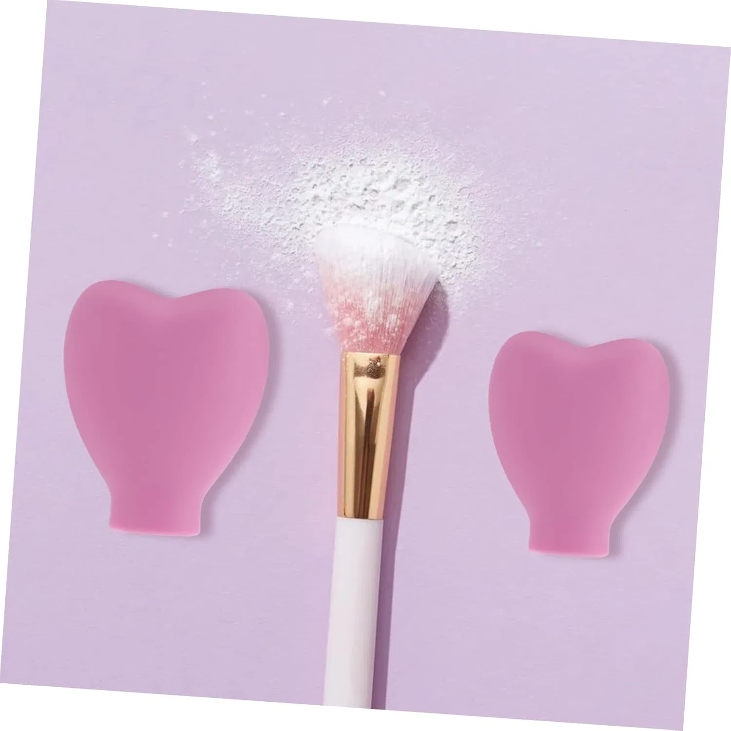 Набор силиконовых защитных чехлов для кистей Beaupretty 6 штук — фото 3