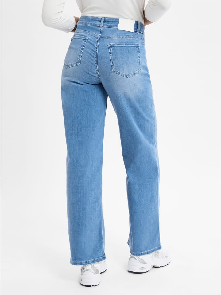 

Тканевые брюки comma, светло-синий