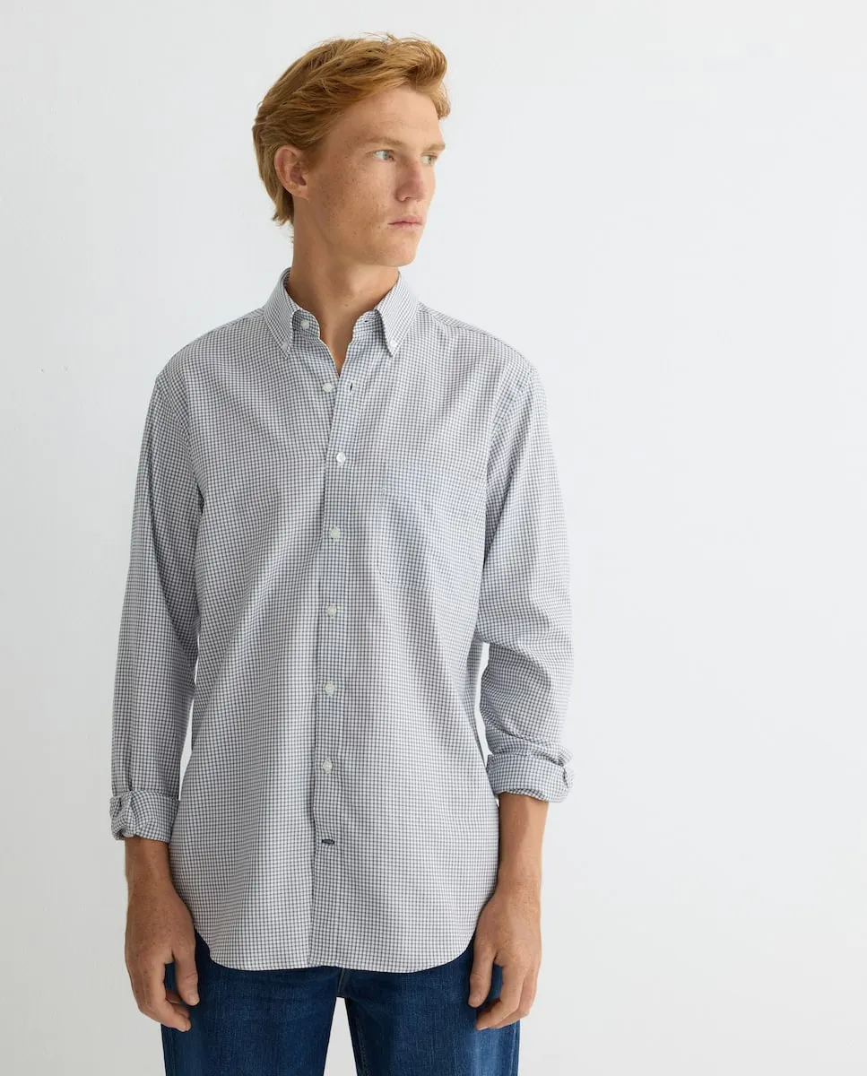 

Мужская рубашка без утюжки Rushmore, серый