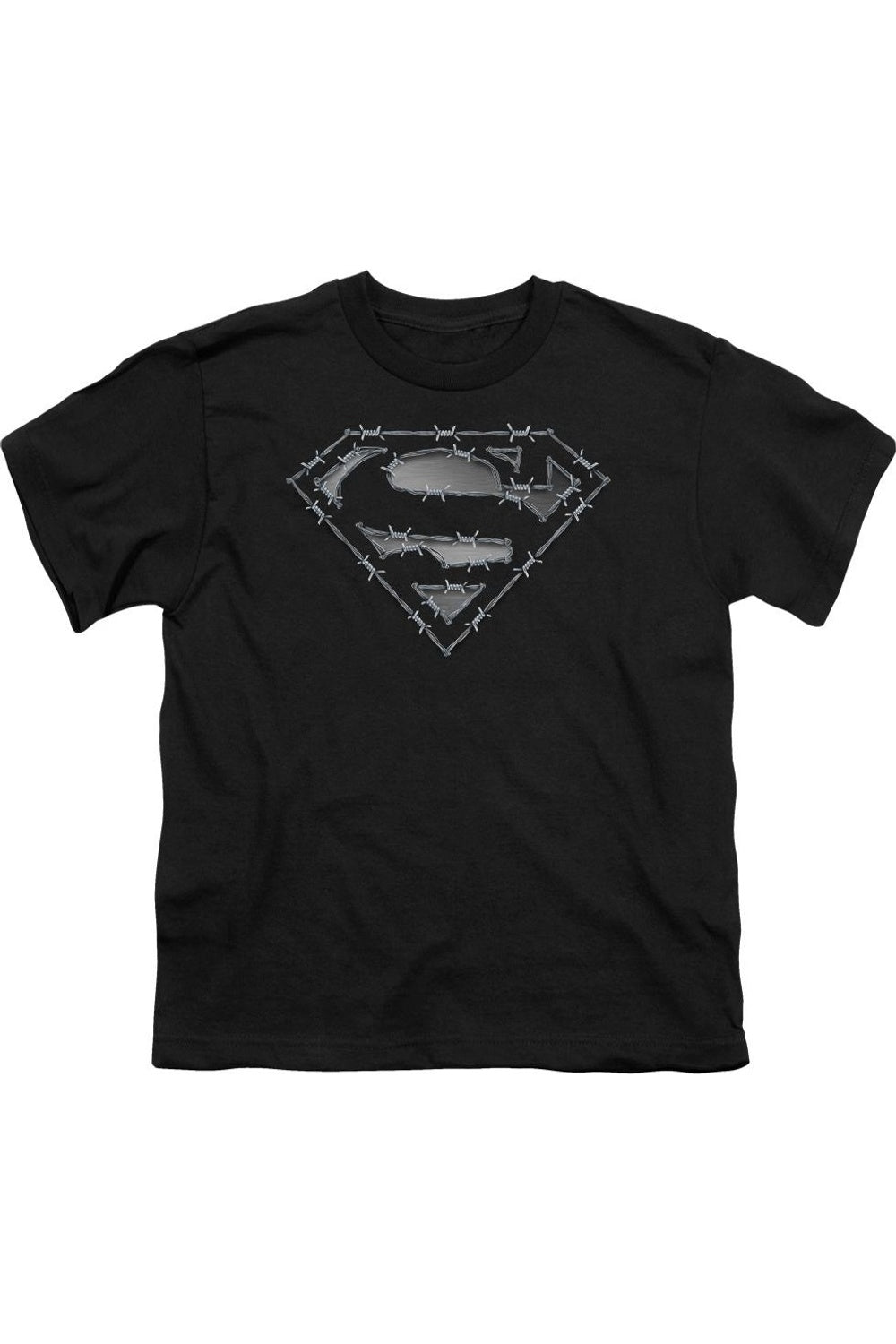 

Футболка с коротким рукавом "Superman" с колючей проволокой для детей Gildan, черный