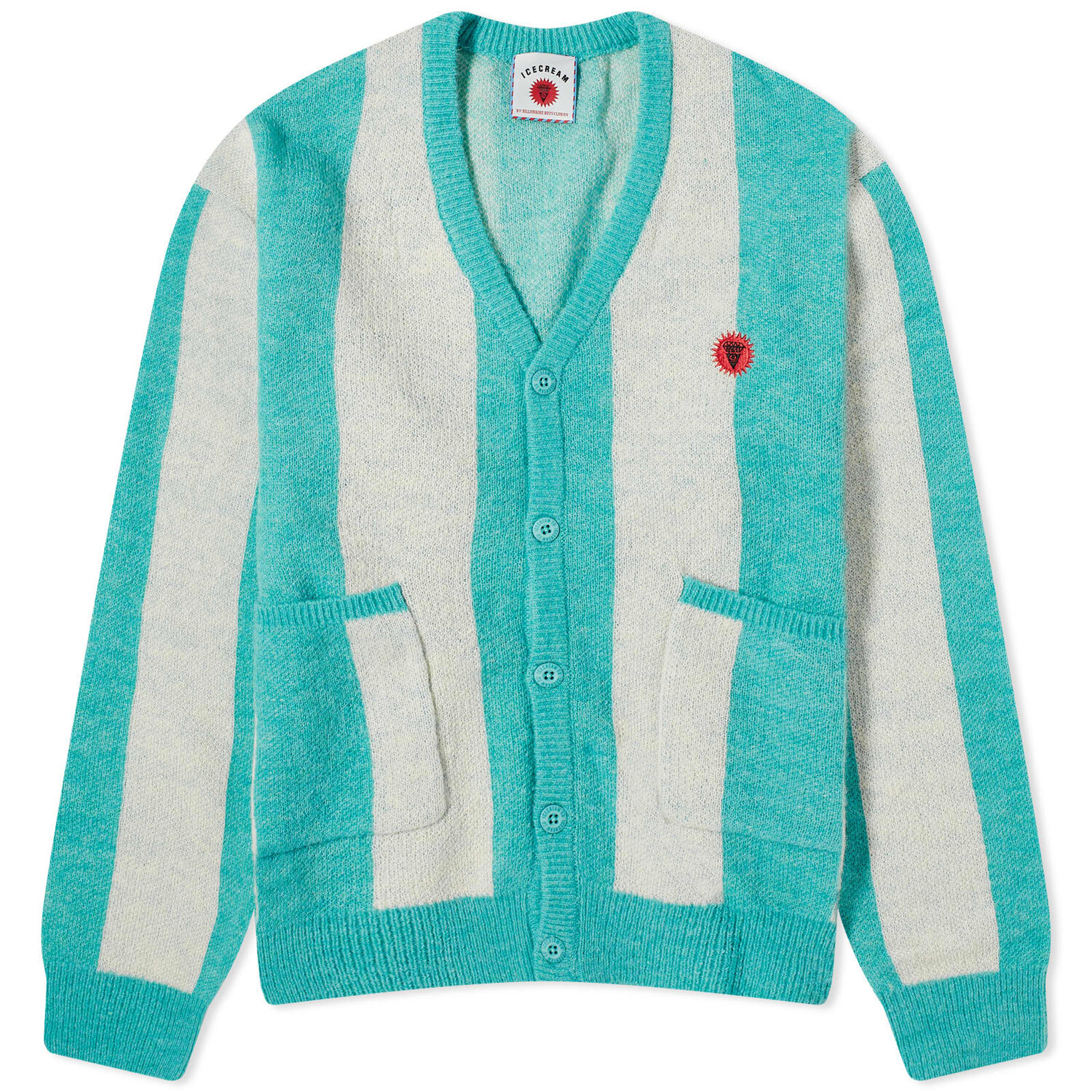 

Кардиган Icecream Stripe Knit, цвет Teal Stripe