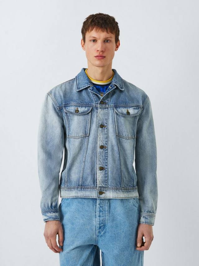 

Джинсовая куртка в стиле сисси Deus ex Machina, Stonewash Indigo